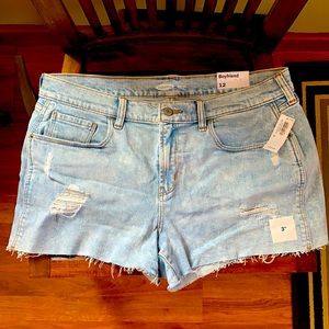 NWT Old Navy Boyfriend fit Shorts Size 12